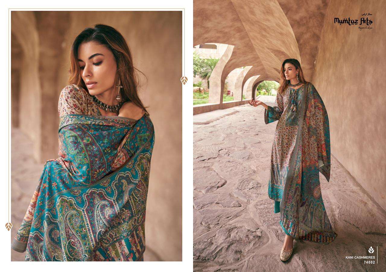 Mumtaz Kani Cashmere Hitlist Cotton Digital Print Dress Material Wholesale catalog