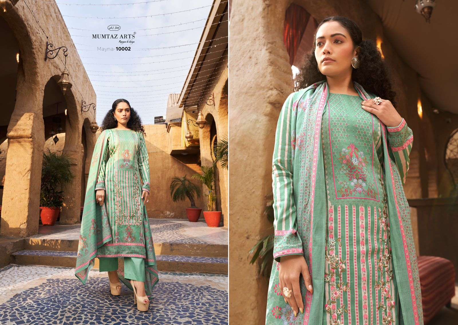 Mumtaz Mayna Viscose Jam Designer Salwar Kameez Wholesale catalog