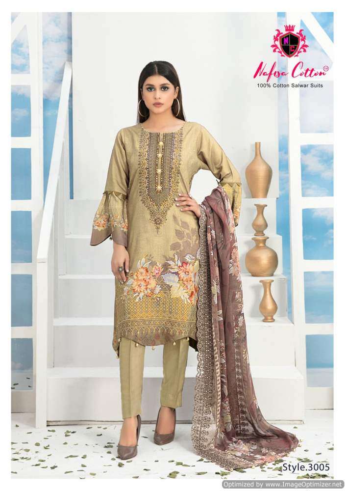 Nafisa Andaaz Vol-3 -Dress Material -Wholesale Catalog