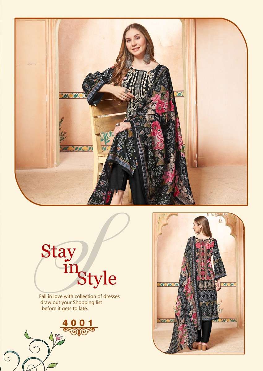 Nafisa Esra Vol 4 Karachi Suits Cotton Dress Material Wholesale catalog