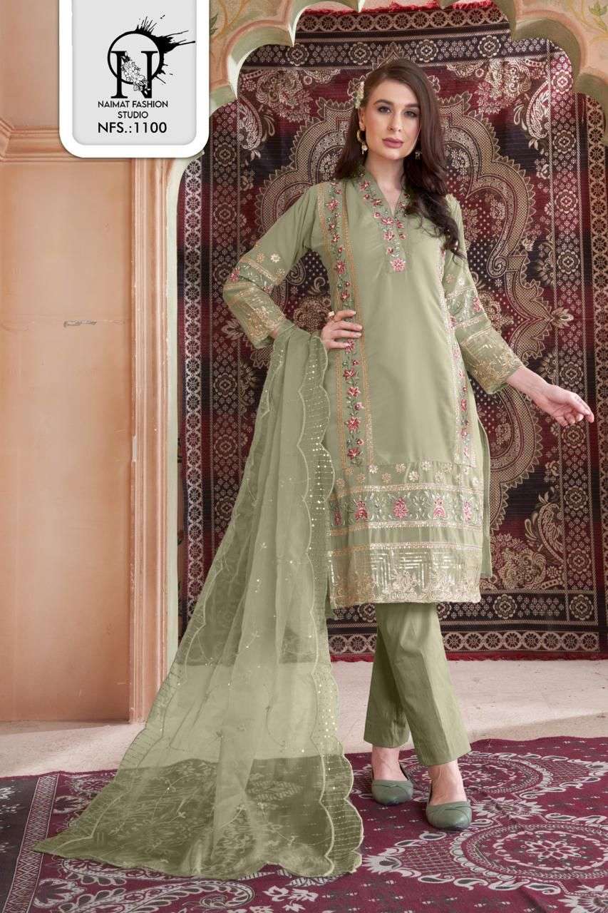 Naimat Fashion Studio 1100 Pakistani Suits Wholesale catalog