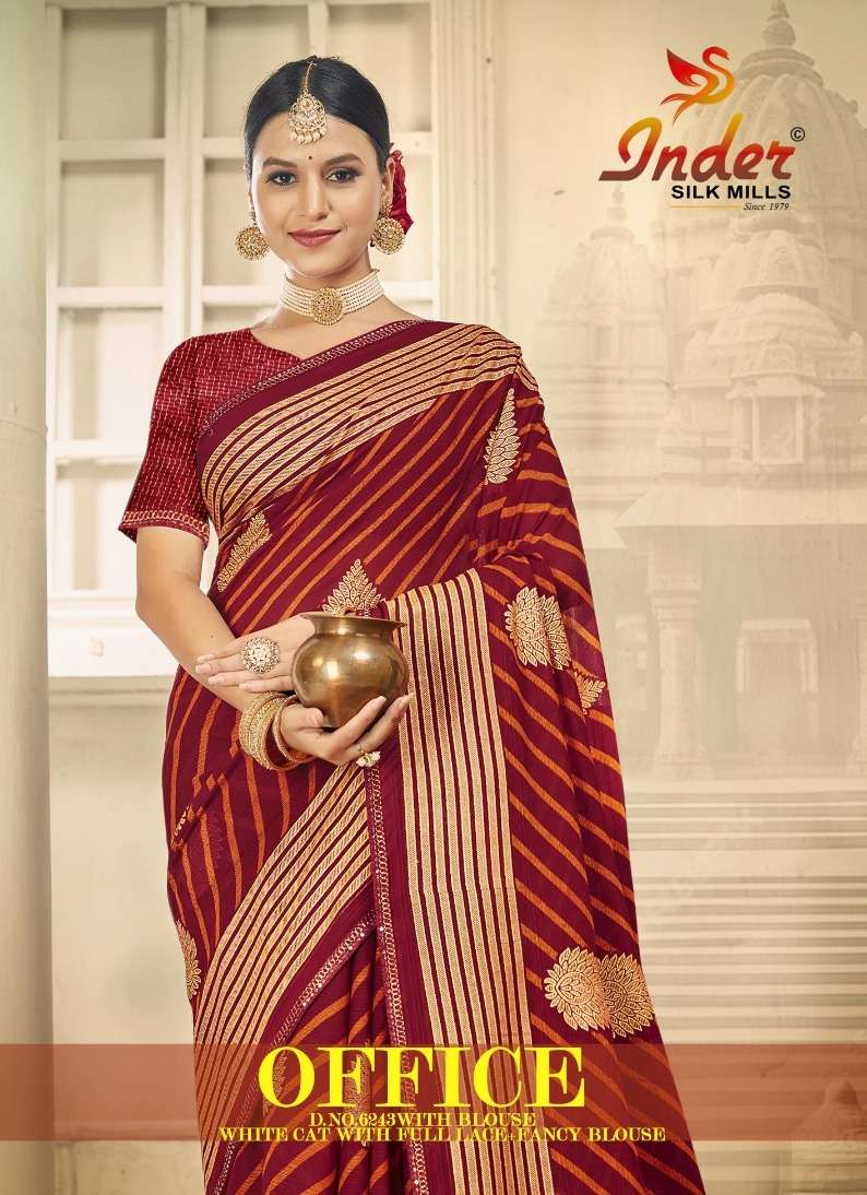 OFFICE INDER SILK MILLS Saree Wholesale catalog