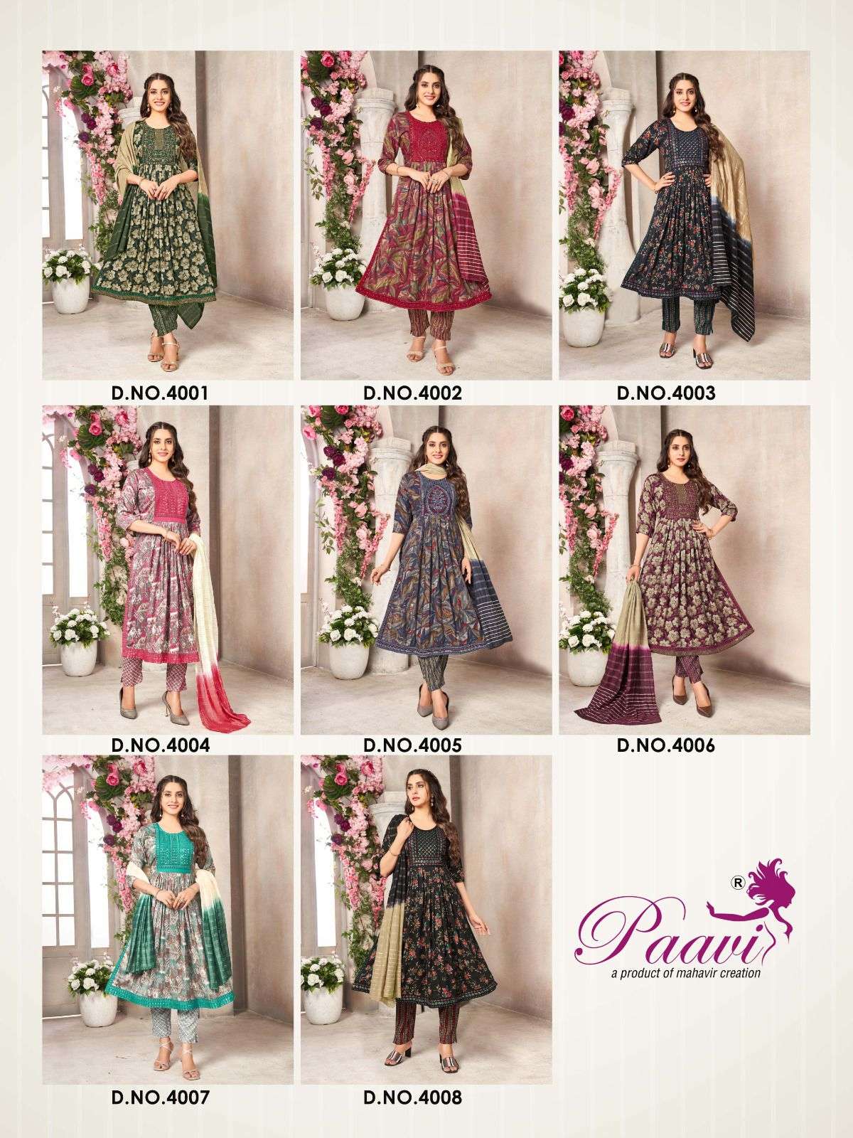 PAAVI VANAYA-4 Kurti Wholesale catalog