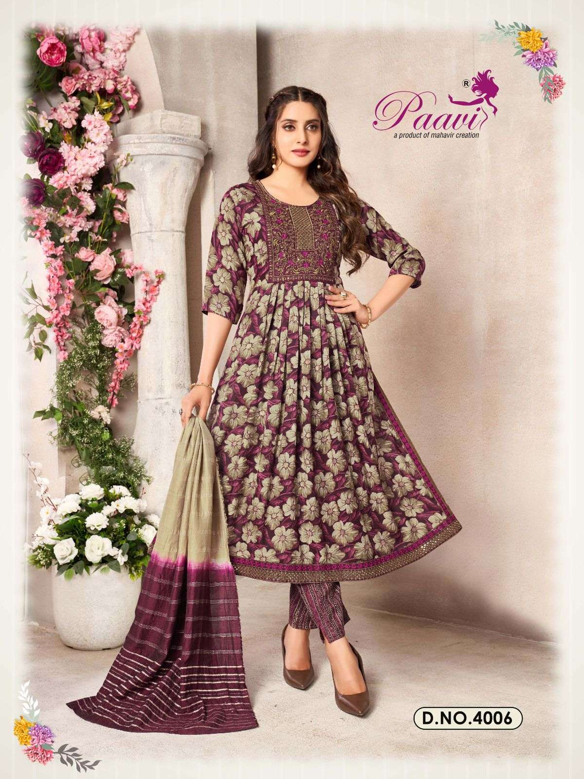 PAAVI VANAYA-4 Kurti Wholesale catalog