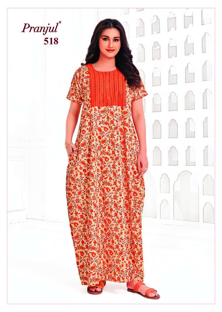 Pranjul Pragati Nighties-1 – Readymade -Wholesale Catalog