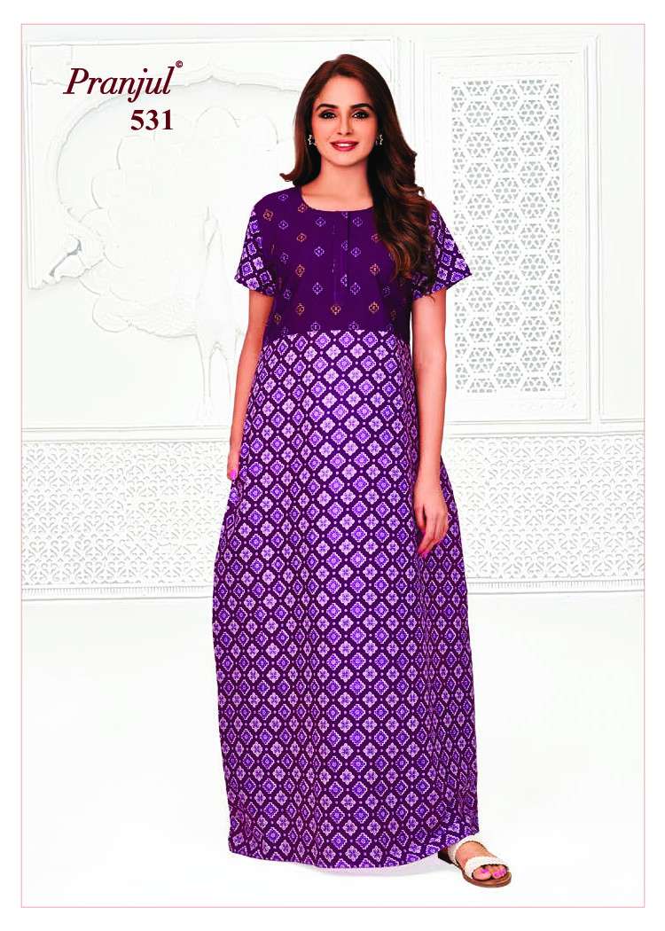 Pranjul Pragati Nighties-1 – Readymade -Wholesale Catalog