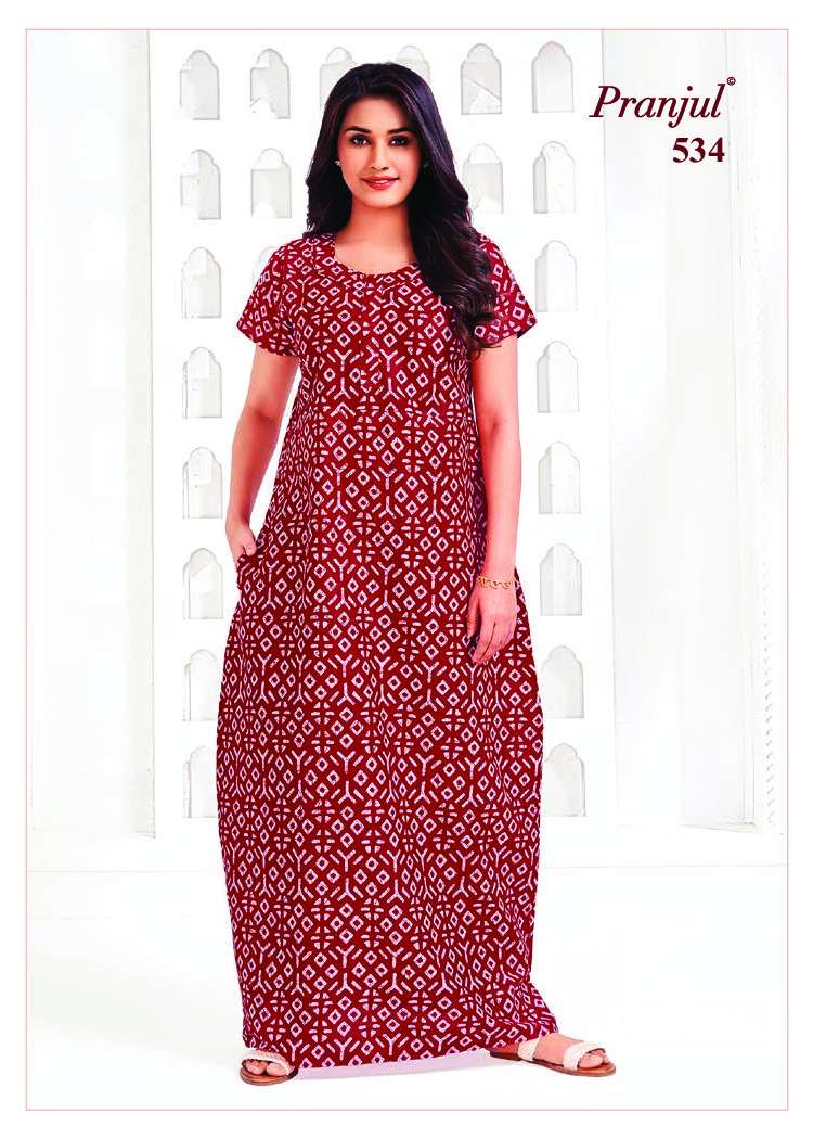 Pranjul Pragati Nighties-1 – Readymade -Wholesale Catalog