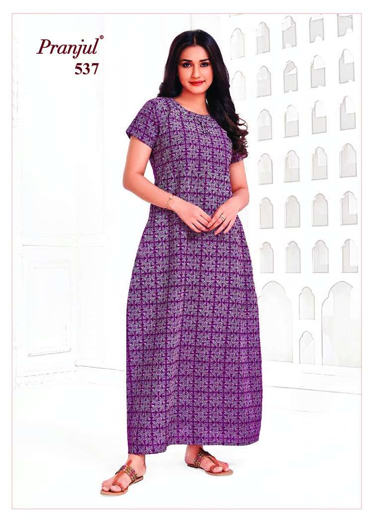 Pranjul Pragati Nighties-1 – Readymade -Wholesale Catalog