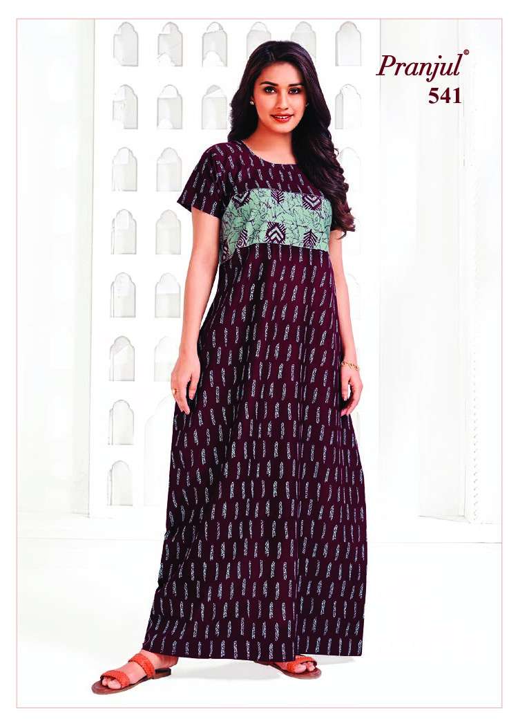 Pranjul Pragati Nighties-1 – Readymade -Wholesale Catalog