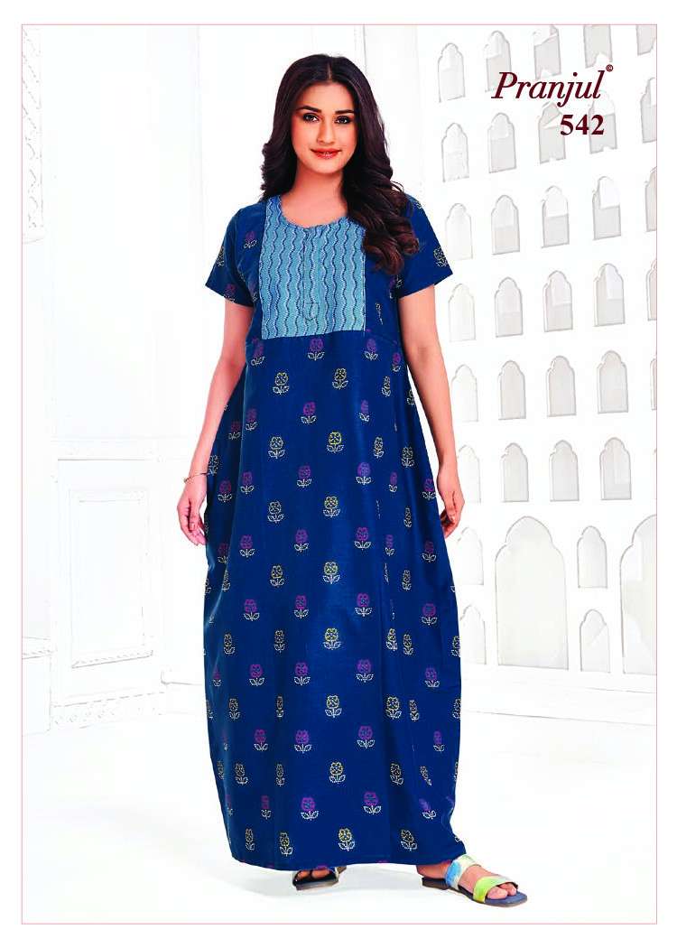 Pranjul Pragati Nighties-1 – Readymade -Wholesale Catalog