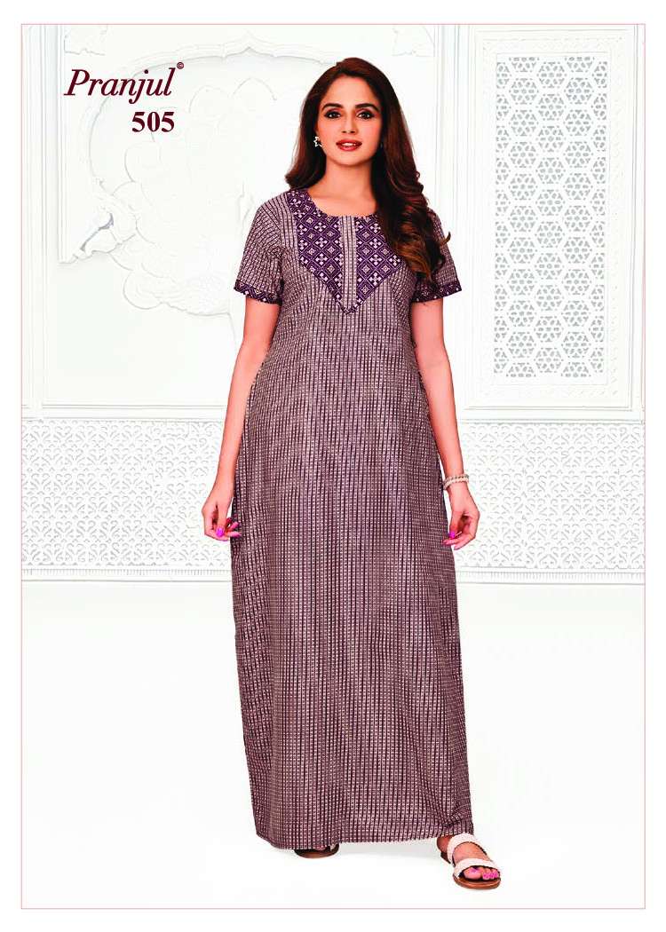 Pranjul Pragati Nighties-1 – Readymade -Wholesale Catalog