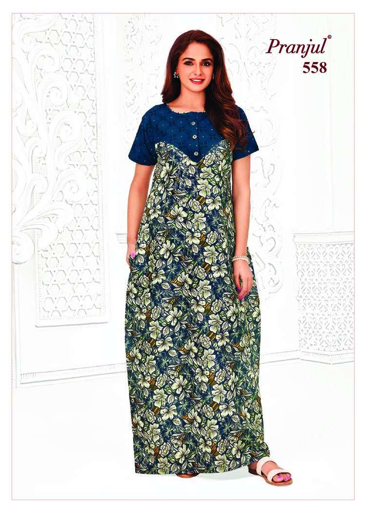 Pranjul Pragati Nighties-1 – Readymade -Wholesale Catalog