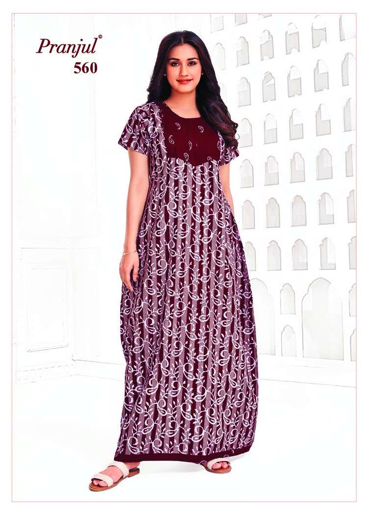 Pranjul Pragati Nighties-1 – Readymade -Wholesale Catalog