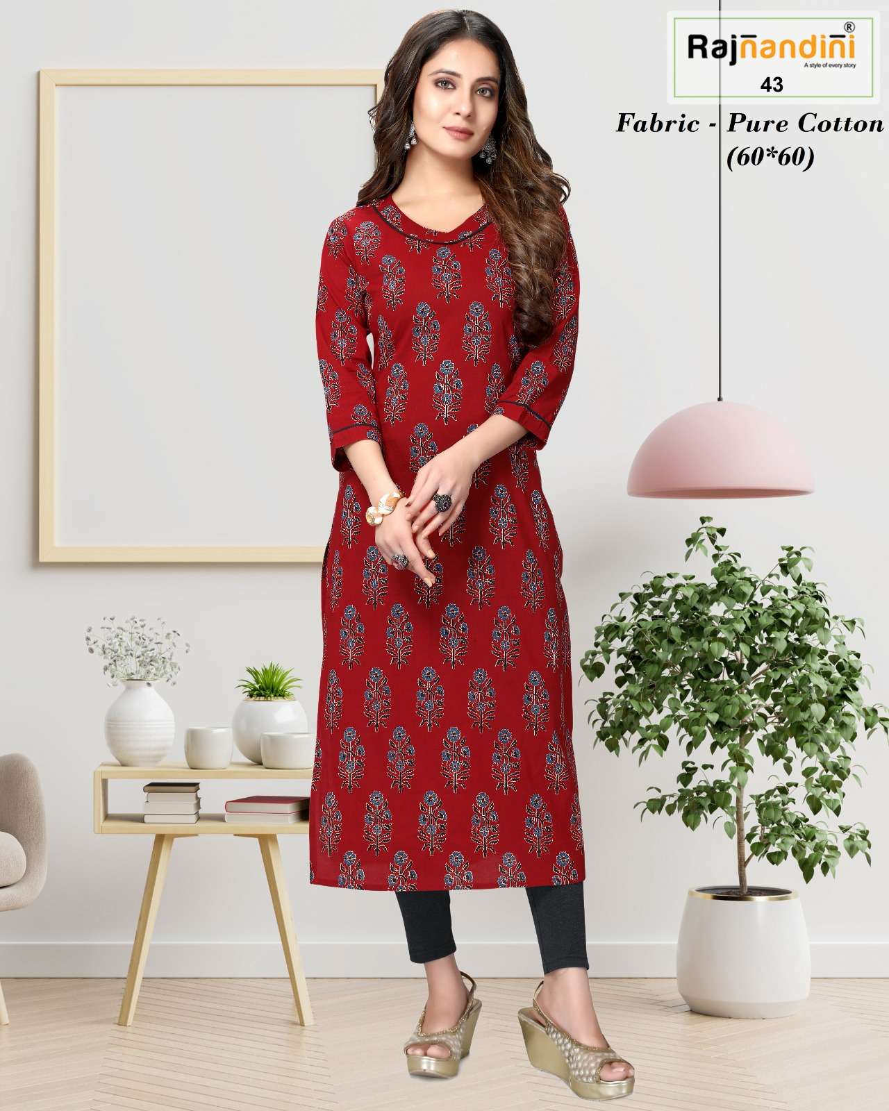 Rajnandini Delsy Kurti Wholesale catalog