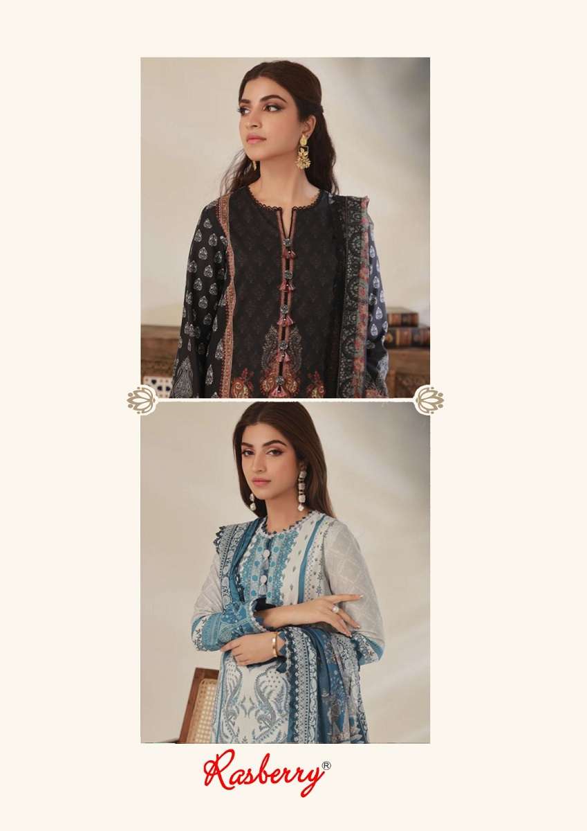 Rasberry Kesar Karachi Vol-1 -Dress Material -Wholesale Catalog