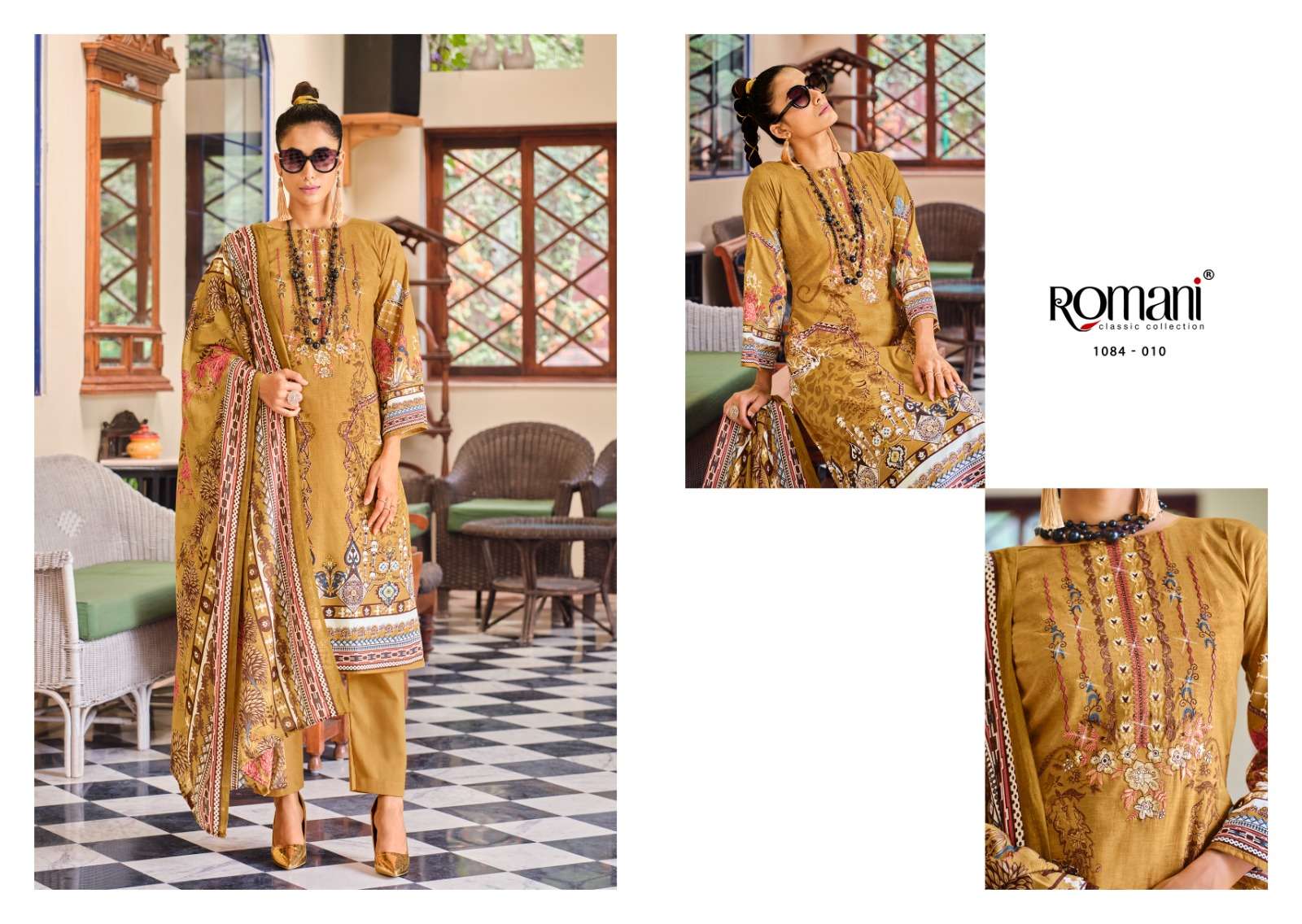 Romani Aarzu Premium Soft Cotton Dress Material Wholesale catalog