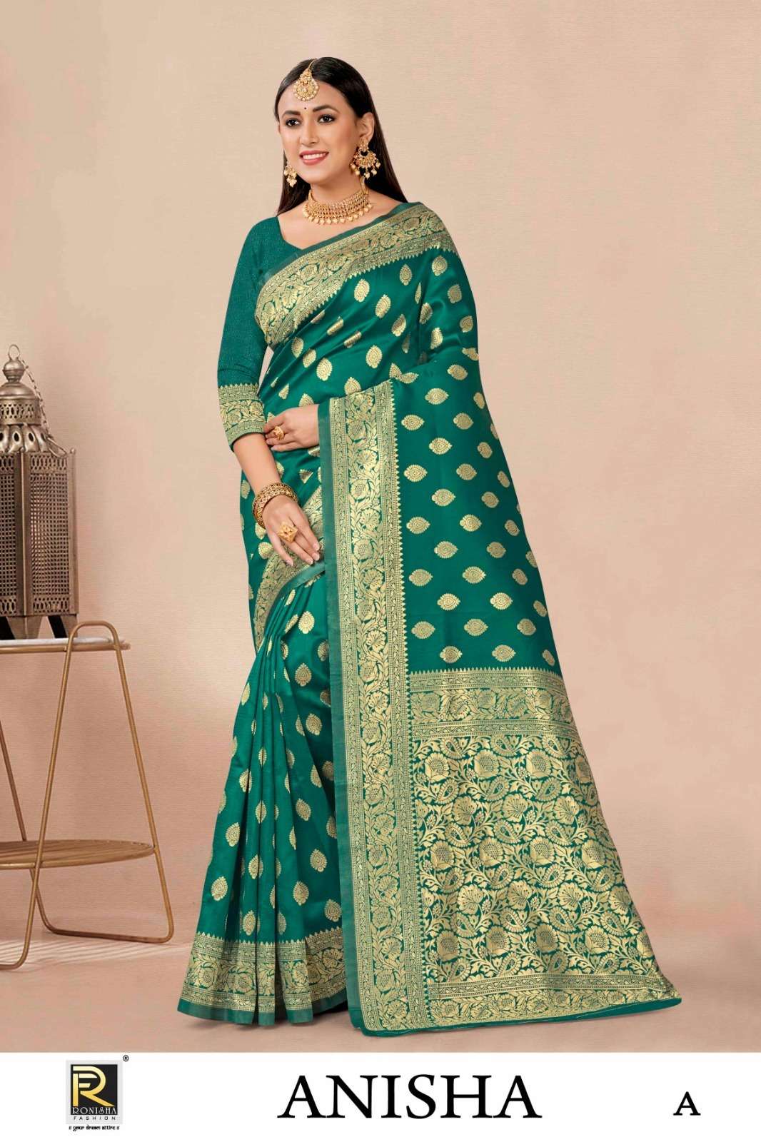 Ronisha Anisha  Banarasi Silk Saree Wholesale catalog