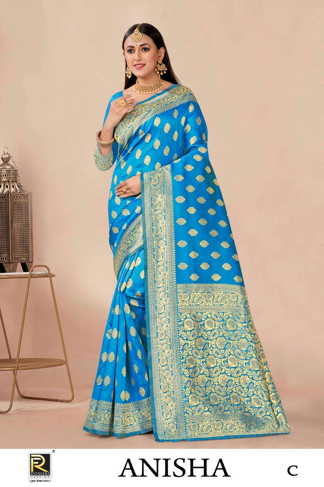 Ronisha Anisha  Banarasi Silk Saree Wholesale catalog