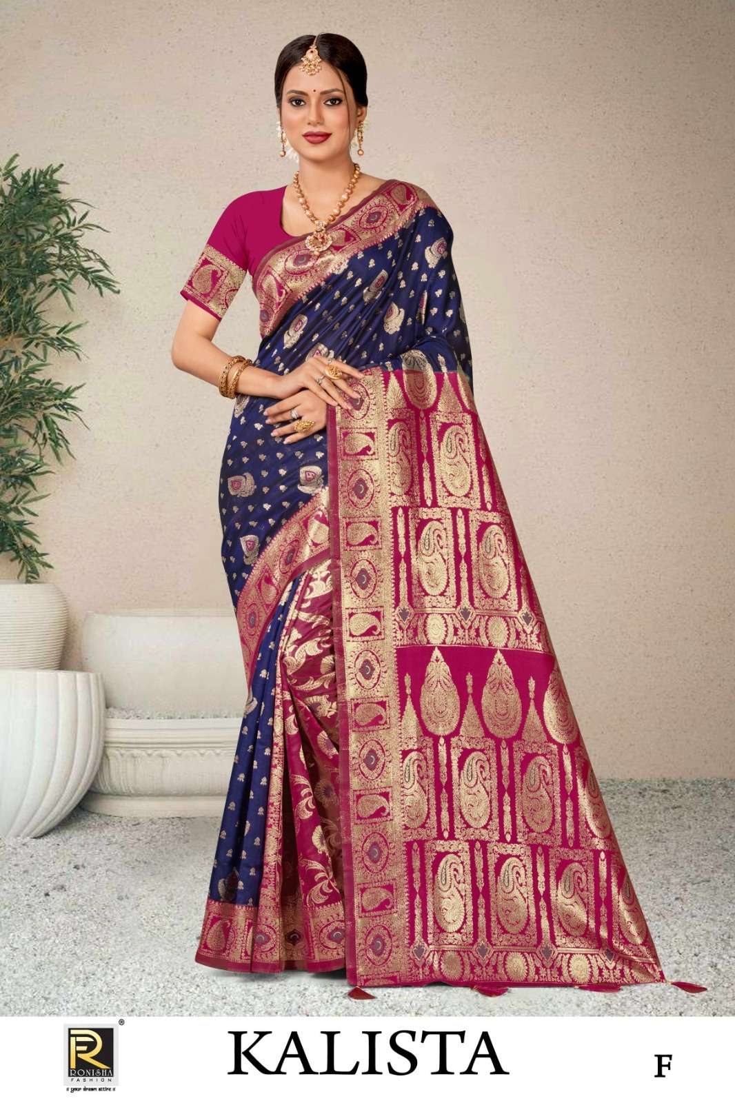 Ronisha Kalista  Banarasi Silk Saree Wholesale catalog