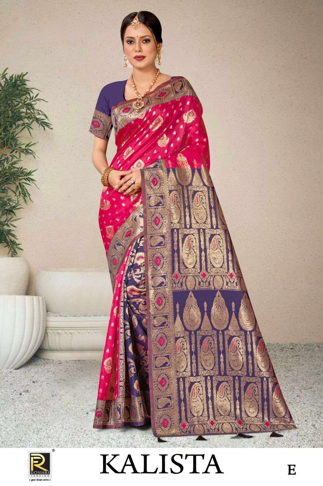 Ronisha Kalista  Banarasi Silk Saree Wholesale catalog