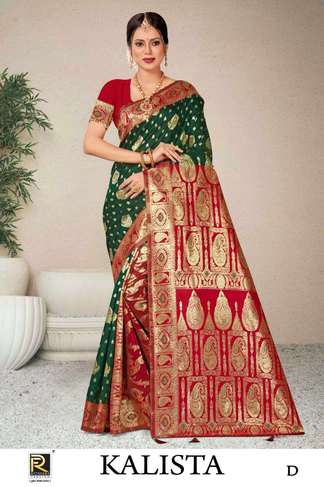 Ronisha Kalista  Banarasi Silk Saree Wholesale catalog