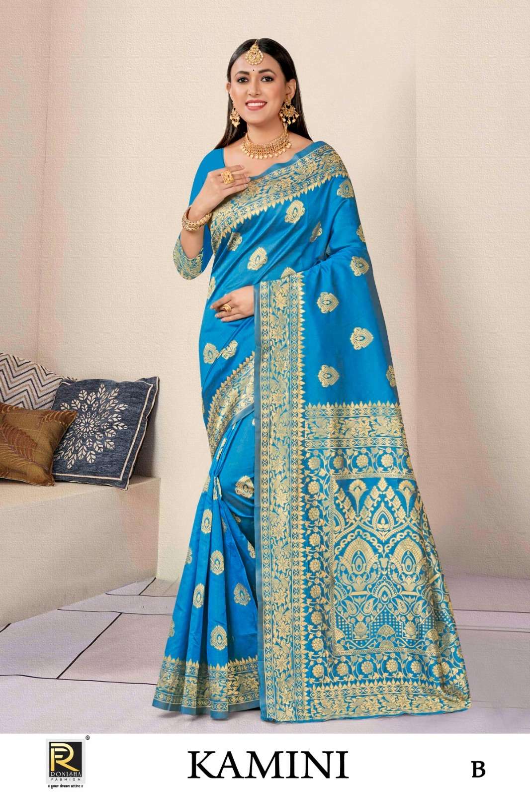 Ronisha Kamini Banarasi Silk Saree Wholesale catalog
