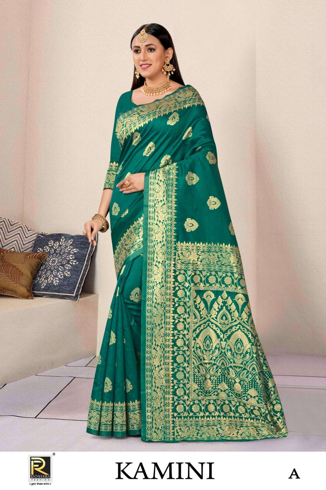 Ronisha Kamini Banarasi Silk Saree Wholesale catalog