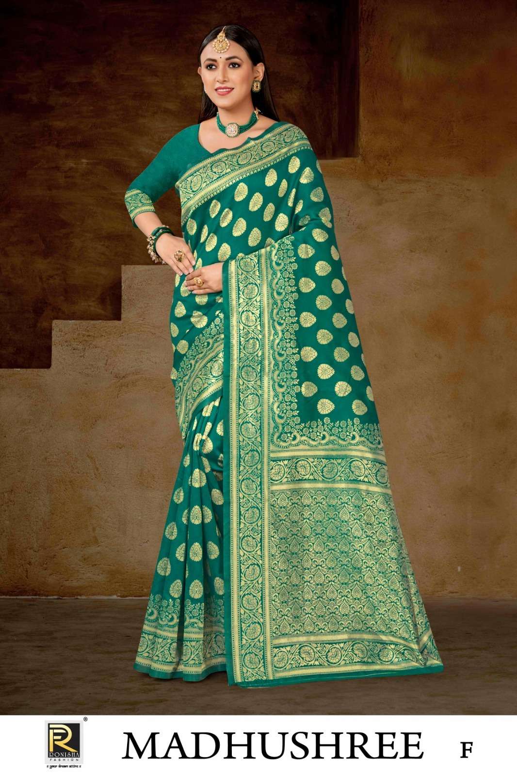Ronisha Madhushree Banarasi Silk Saree Wholesale catalog