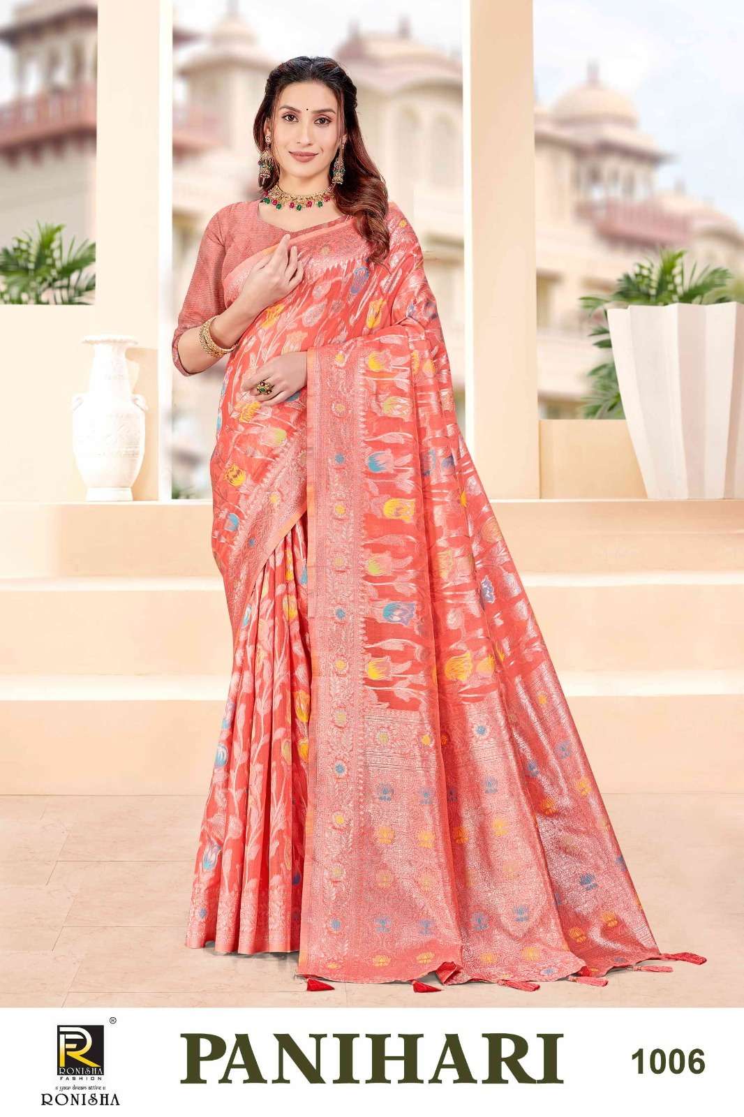 Ronisha Panihari Banarasi Silk Saree Wholesale catalog