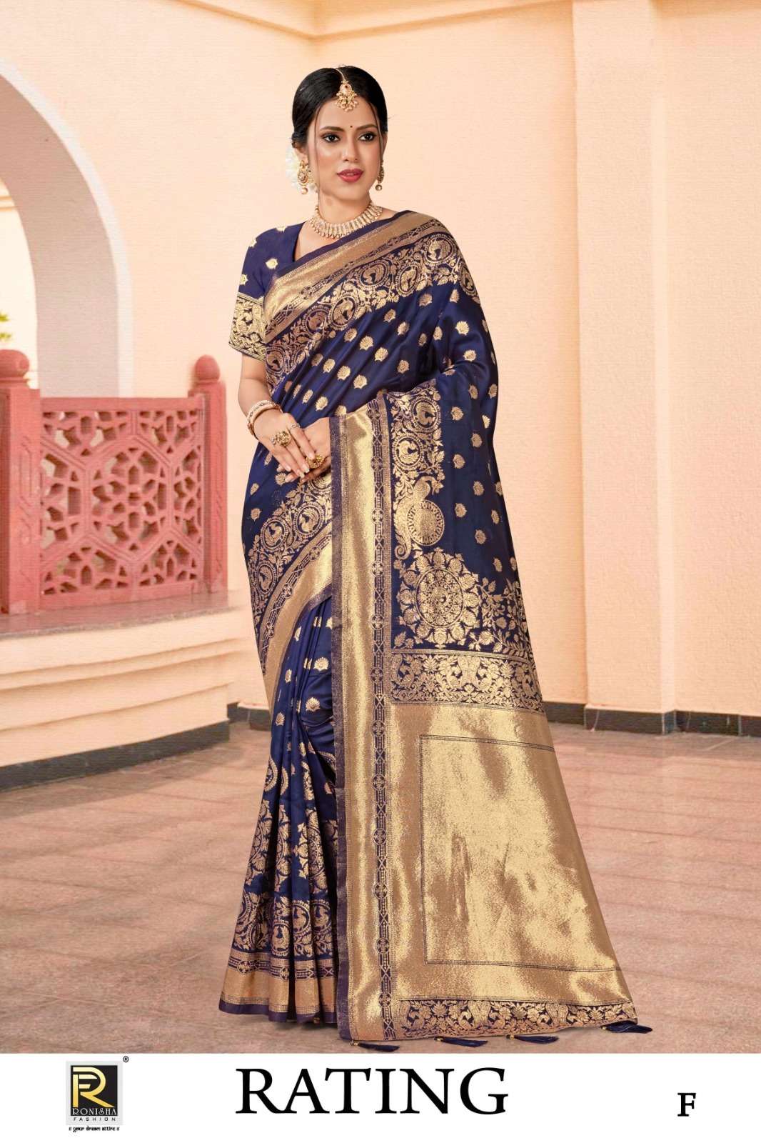 Ronisha Rating Banarasi Silk Saree Wholesale catalog