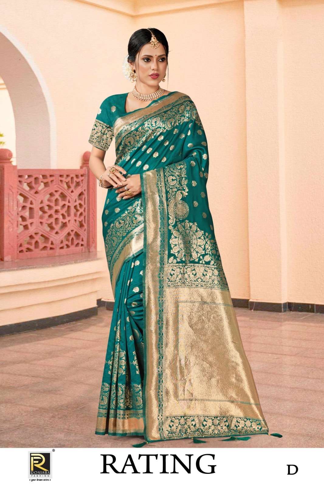 Ronisha Rating Banarasi Silk Saree Wholesale catalog