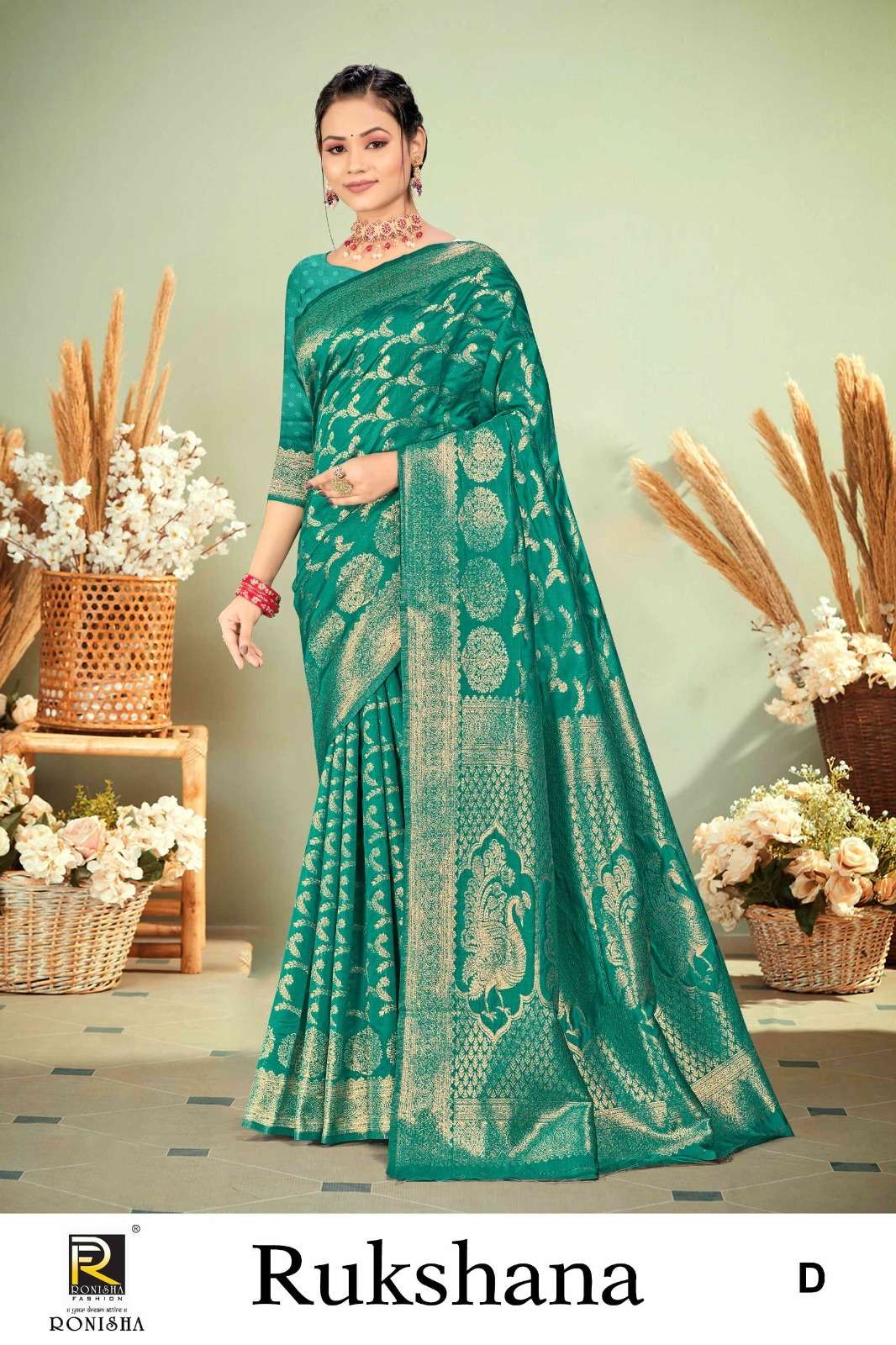 Ronisha Rukshana Banarasi Silk Saree Wholesale catalog