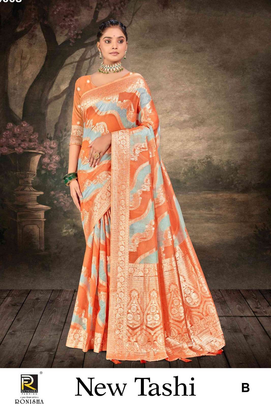 Ronisha tashi Banarasi Silk Saree Wholesale catalog