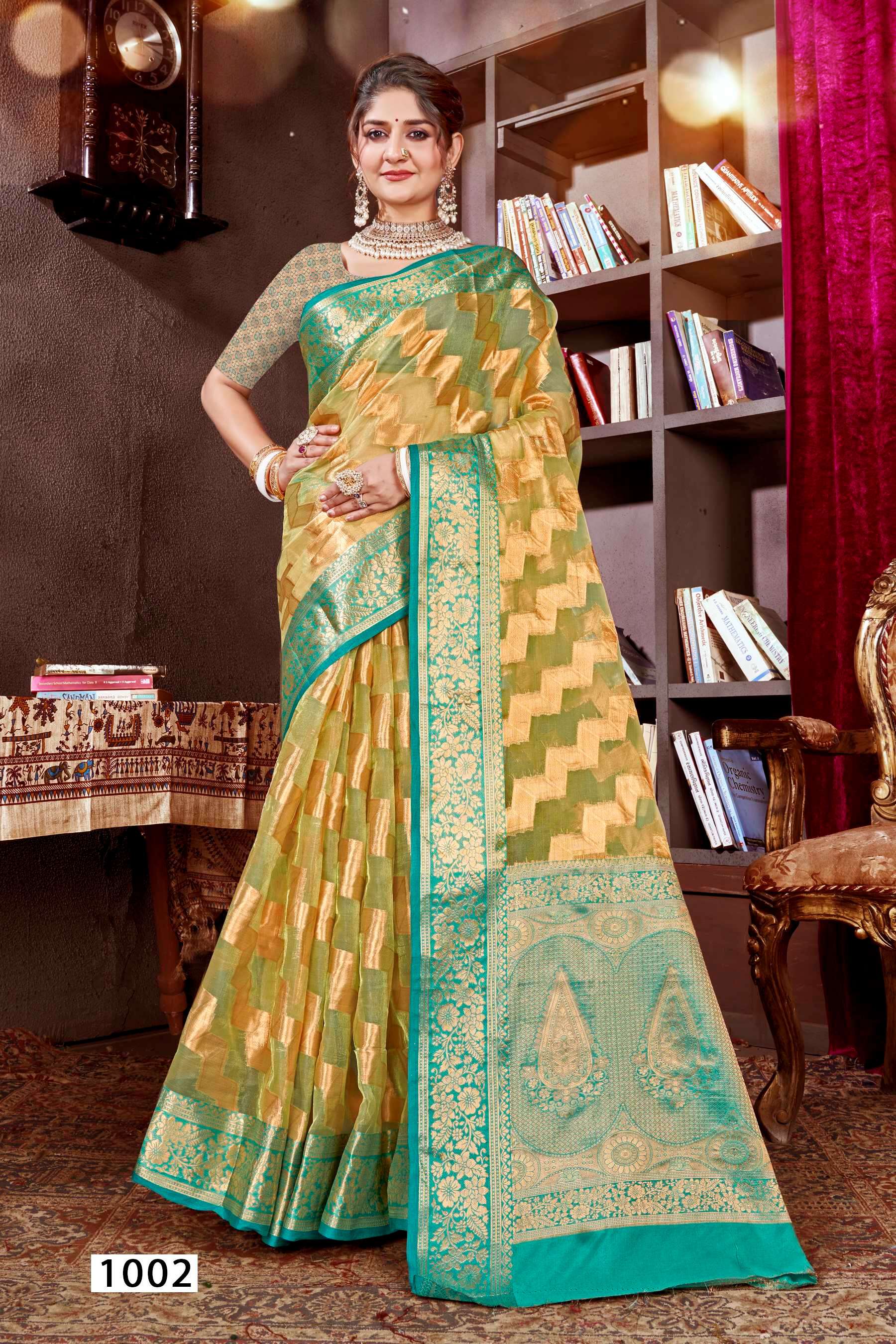  Saroj Aashika vol.2 Organza silk with rich pallu