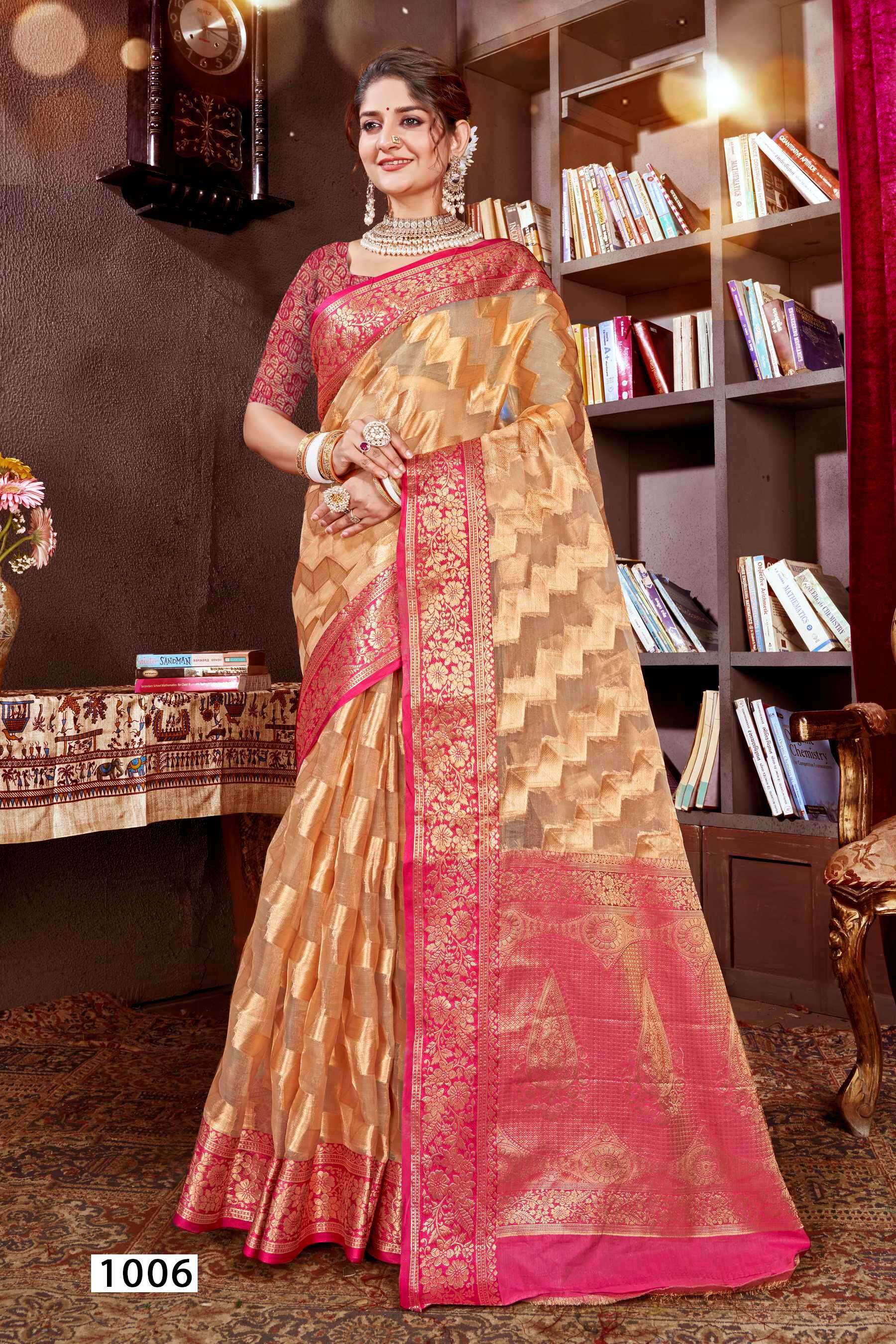  Saroj Aashika vol.2 Organza silk with rich pallu