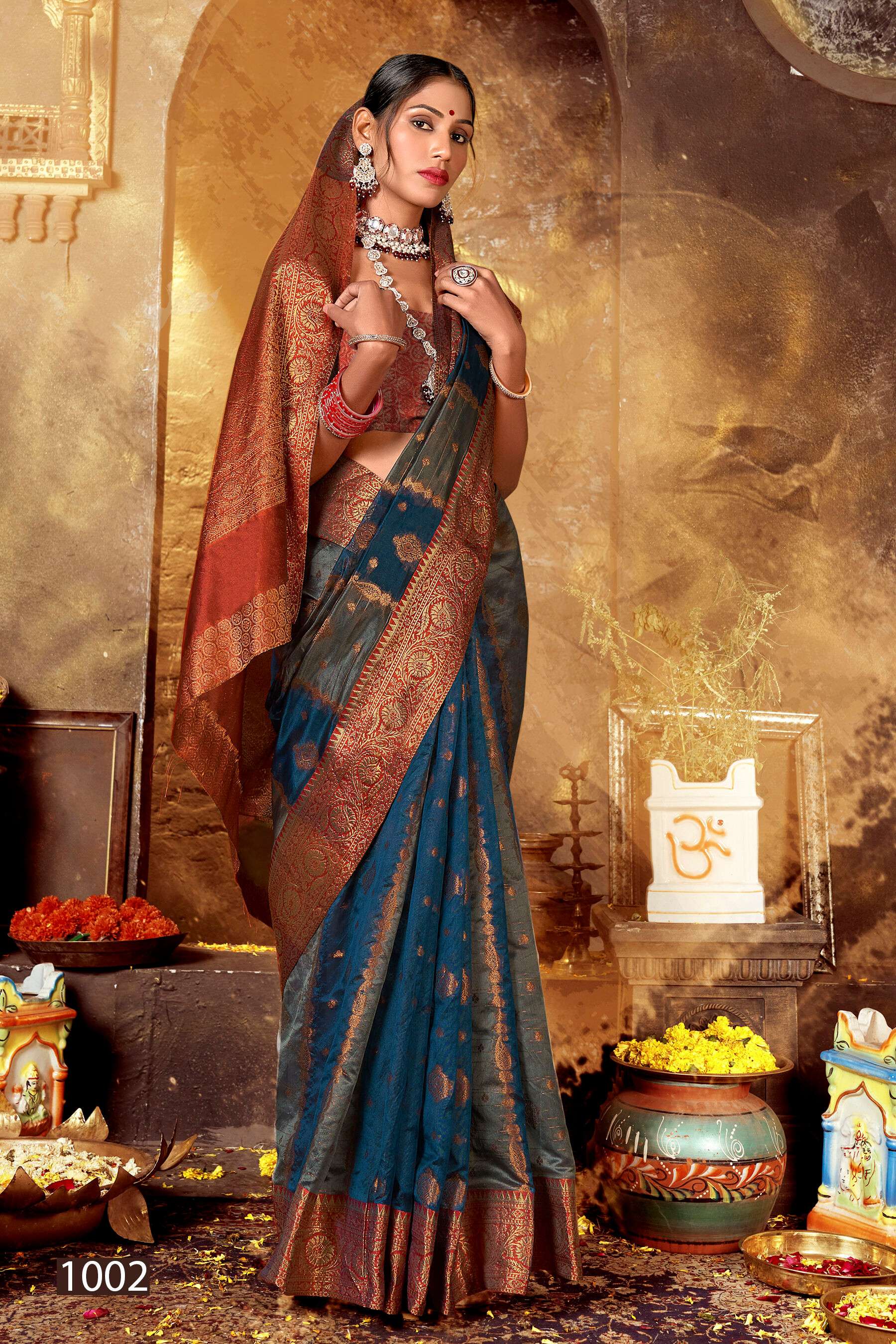 Saroj Maniratna vol.2 Soft organza Saree Wholesale catalog    