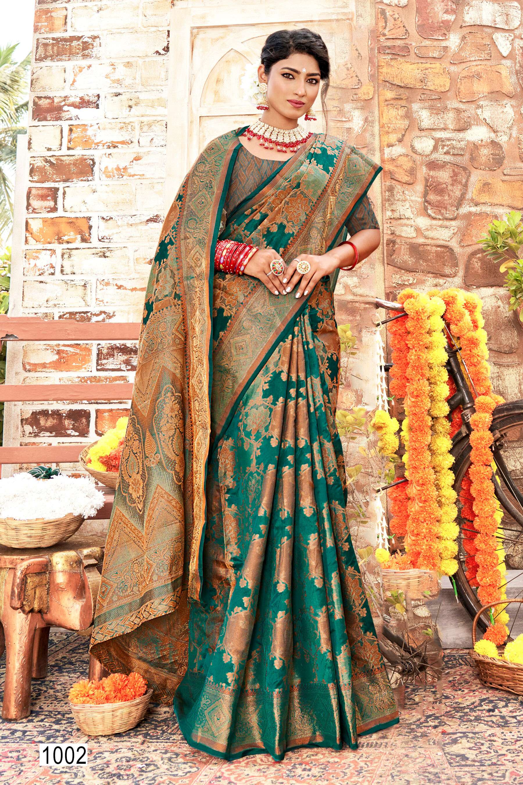 Saroj Shagun vol.6 Soft organza with swaroski work Saree Wholesale catalog    