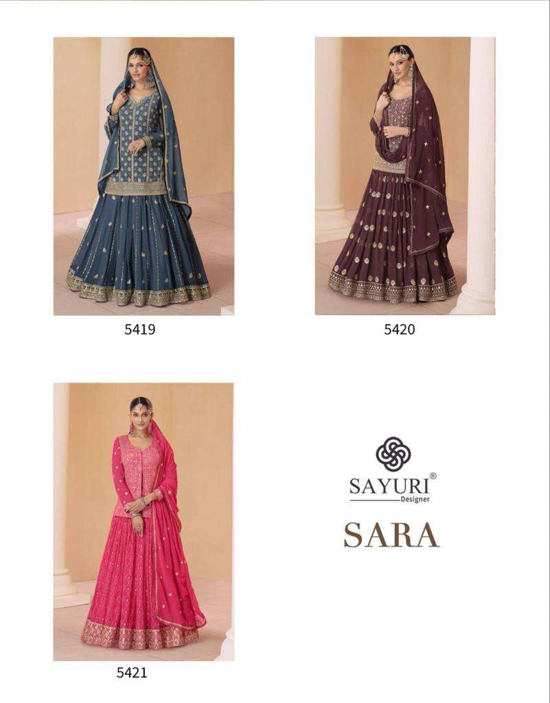 Sayuri Sara Wedding Wear Designer Suits Wholesale catalog