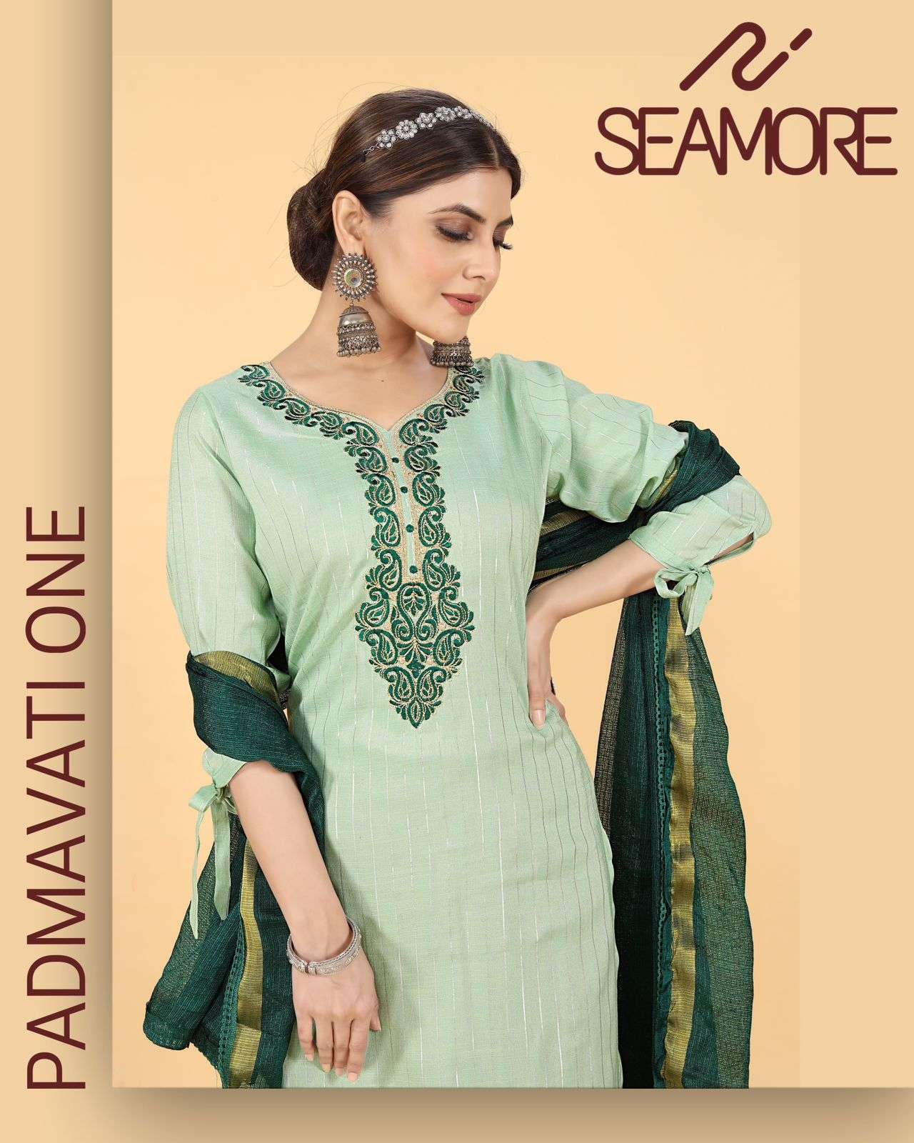 Seamore Padmavati One 5001 Kurti Wholesale catalog