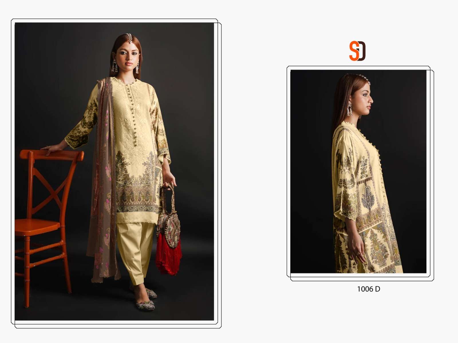 Shraddha Nx Bin Saeed Vol 2 Chiffon Dupatta Pakistani Suits Wholesale catalog