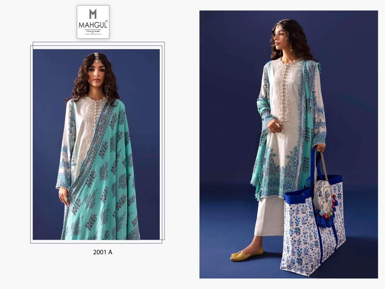Shraddha Nx Bin Saeed Vol 2 Cotton Dupatta Pakistani Suits Wholesale catalog