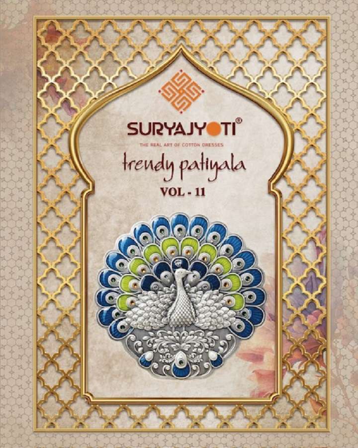 Suryajyoti Trendy Patiyala Vol-11 -Dress Material -Wholesale Catalog