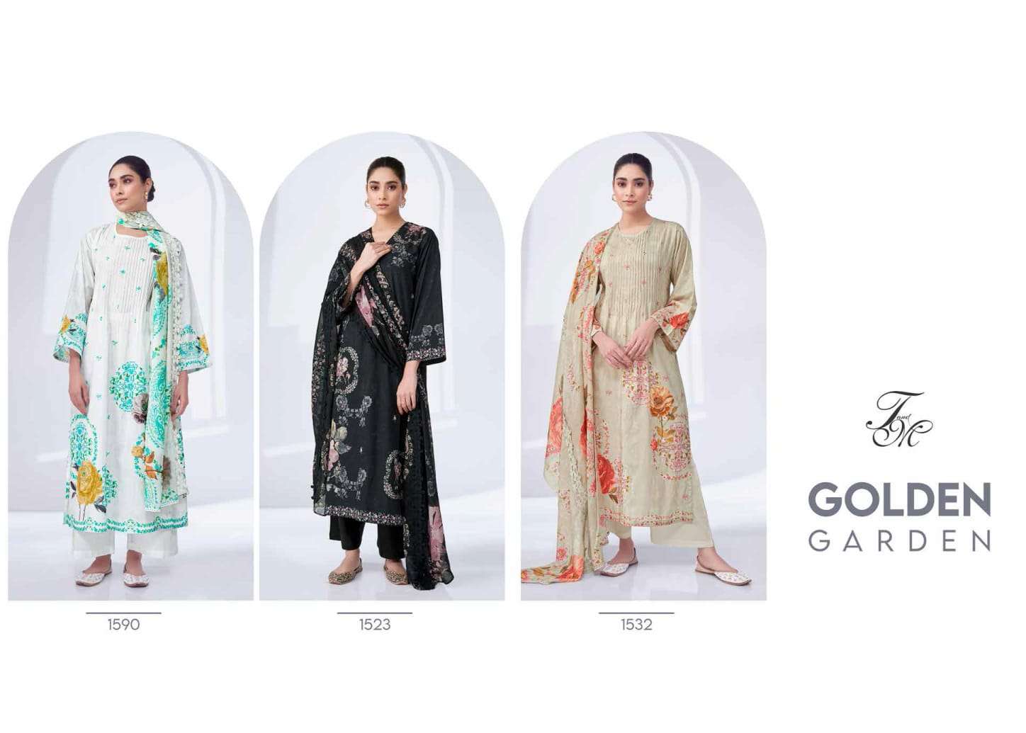 T&M GOLDEN GARDEN Salwar Kameez Wholesale catalog