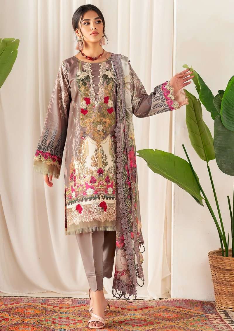 Taj 422 And 499 Chiffon Dupatta Designer Pakitani Suits Wholesale catalog
