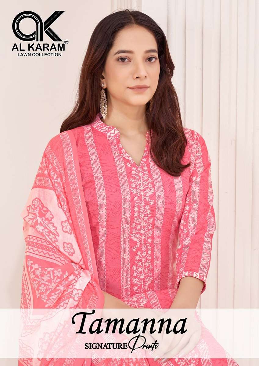 Al Karam Tamanna Vol-1 -Dress Material -Wholesale Catalog