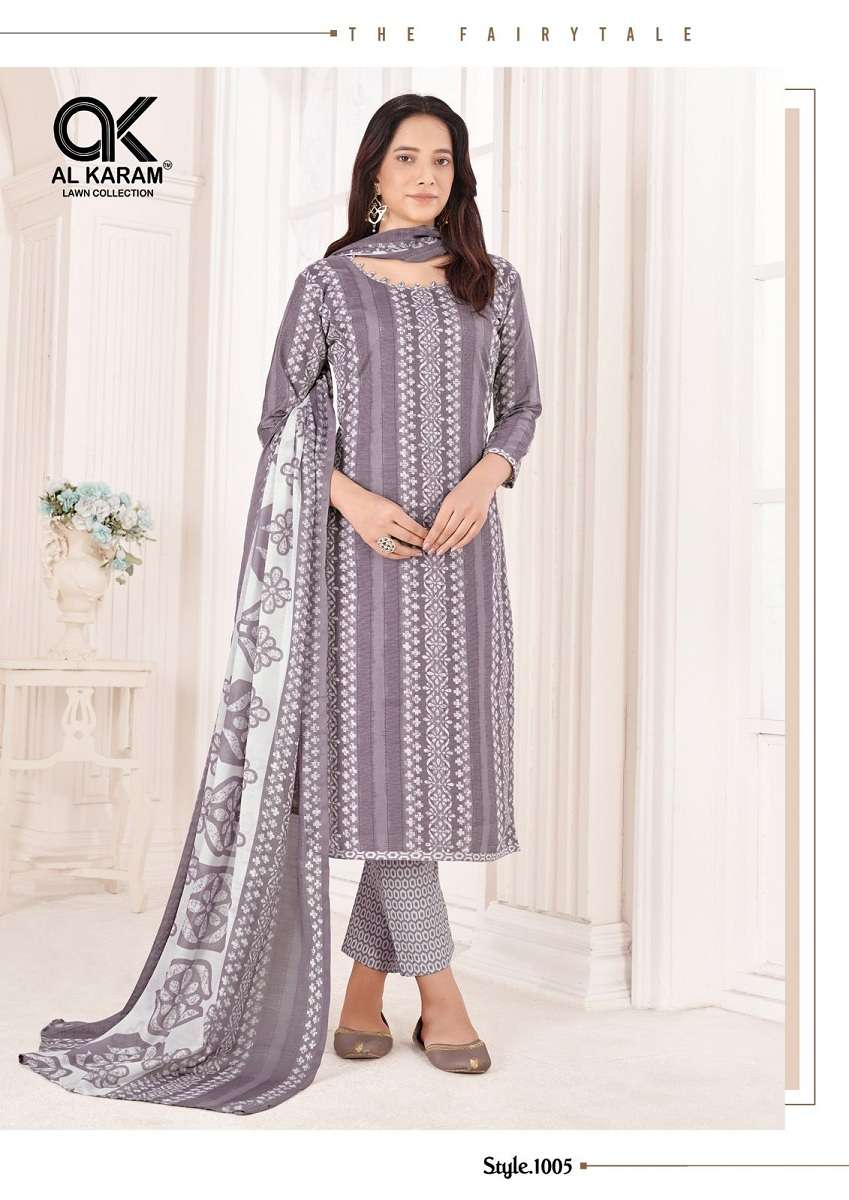 Al Karam Tamanna Vol-1 -Dress Material -Wholesale Catalog