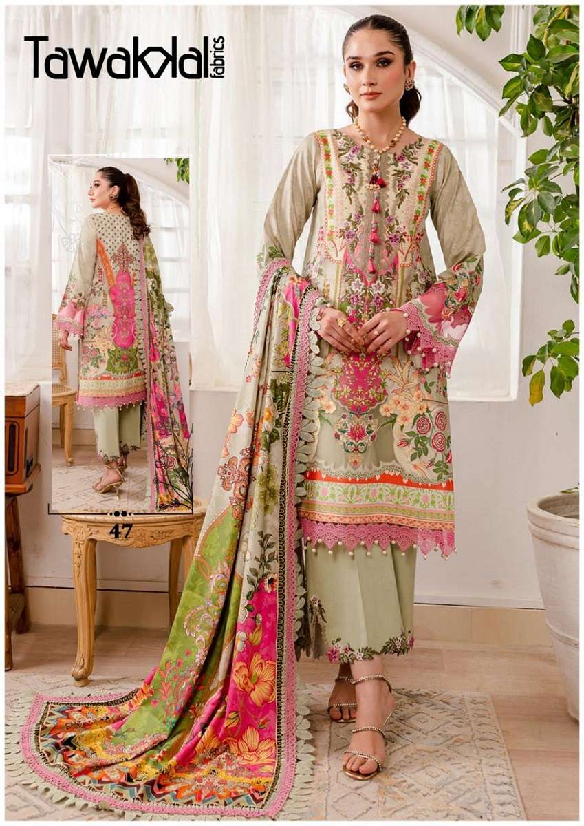 Tawakal Mehroz Vol-5 -Dress Material -Wholesale Catalog