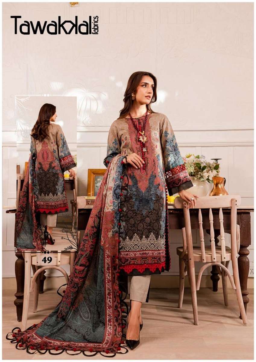 Tawakal Mehroz Vol-5 -Dress Material -Wholesale Catalog