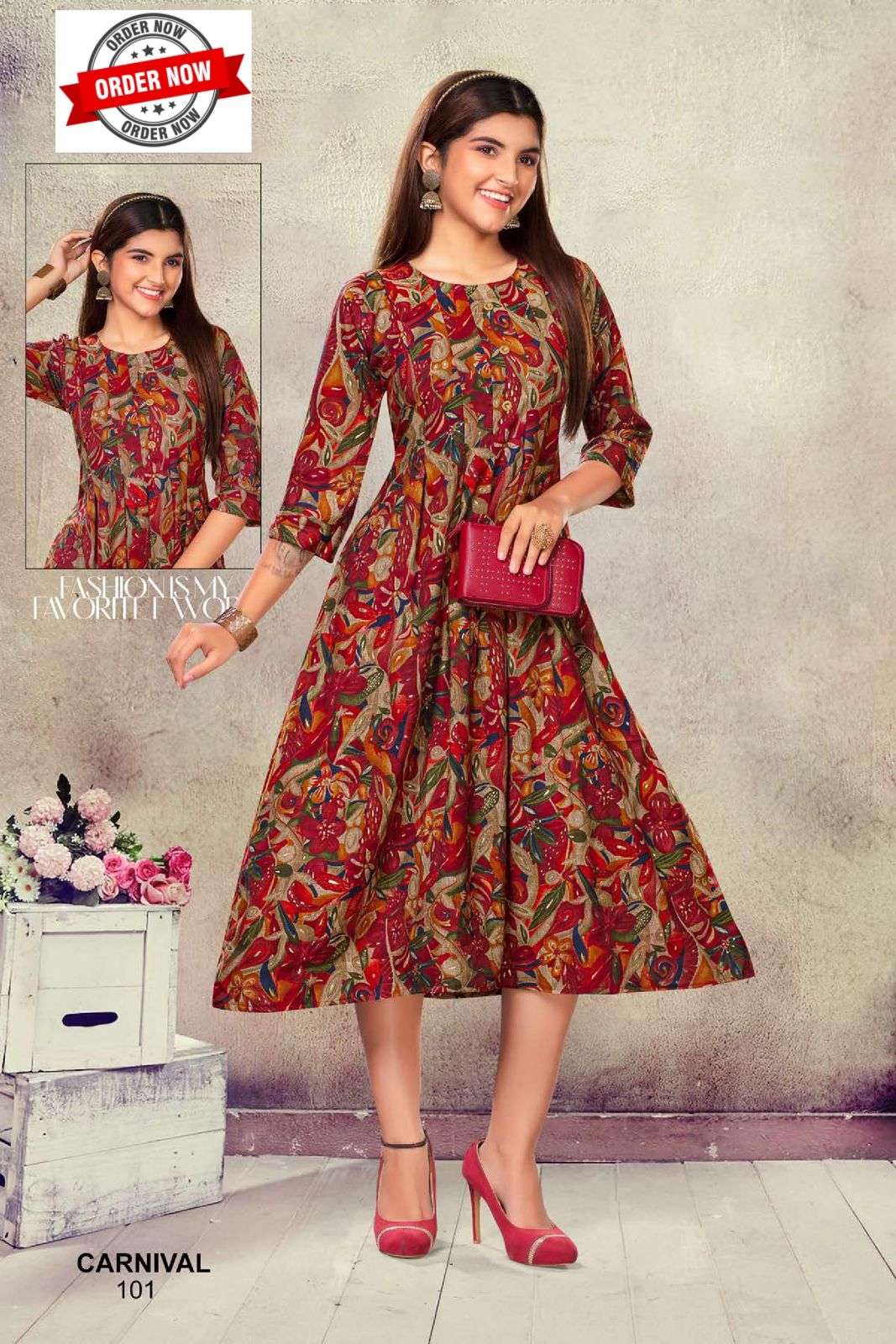 TRENDY CARNIVAL VOL.1 Kurti Wholesale catalog