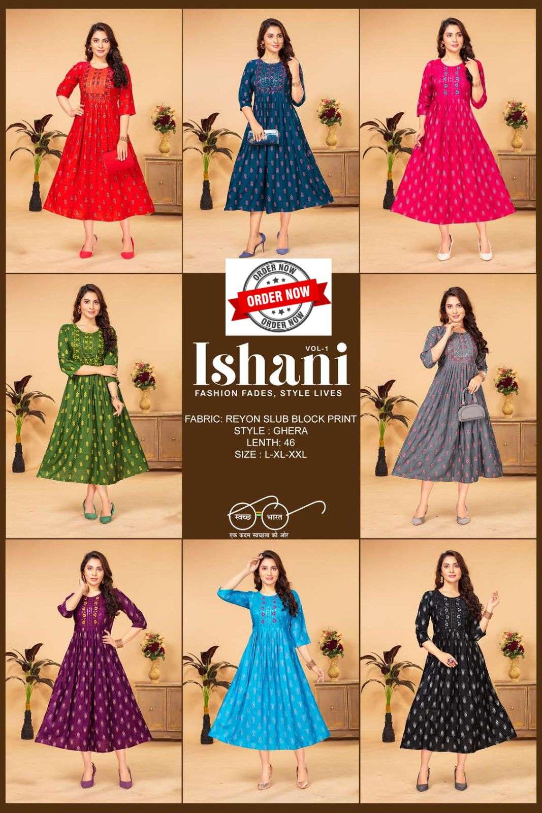 TRENDY ISHANI VOL.1 Kurti Wholesale catalog